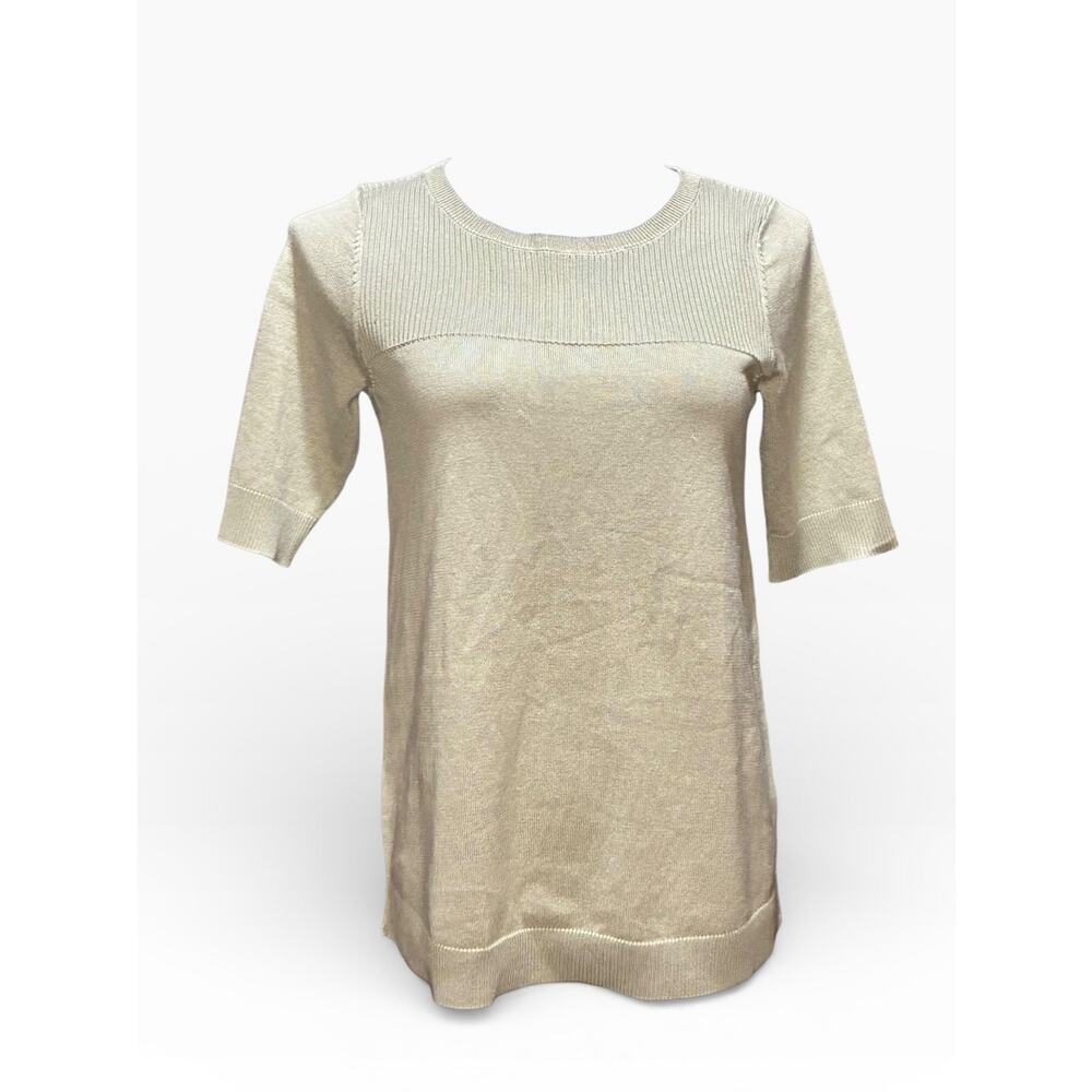 Melissa Paige fine knit sweater tea green size XS NWT MSRP 47